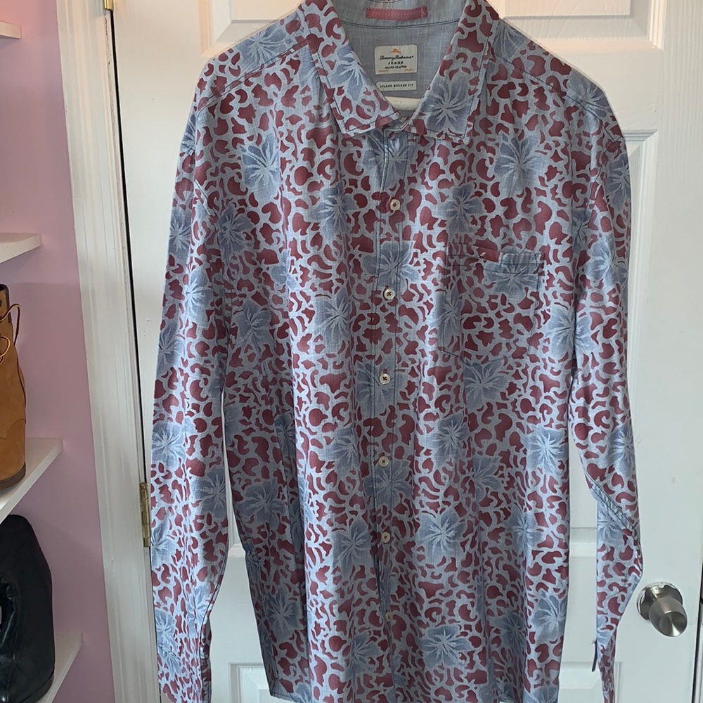 Men’s Tommy bahama floral button down shirt